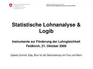 statistische lohnanalyse logib
