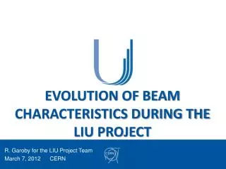 EVOLUTION OF BEAM CHARACTERISTICS DURING THE LIU PROJECT