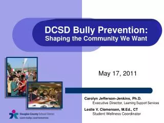 DCSD Bully Prevention: Shaping the Community We Want
