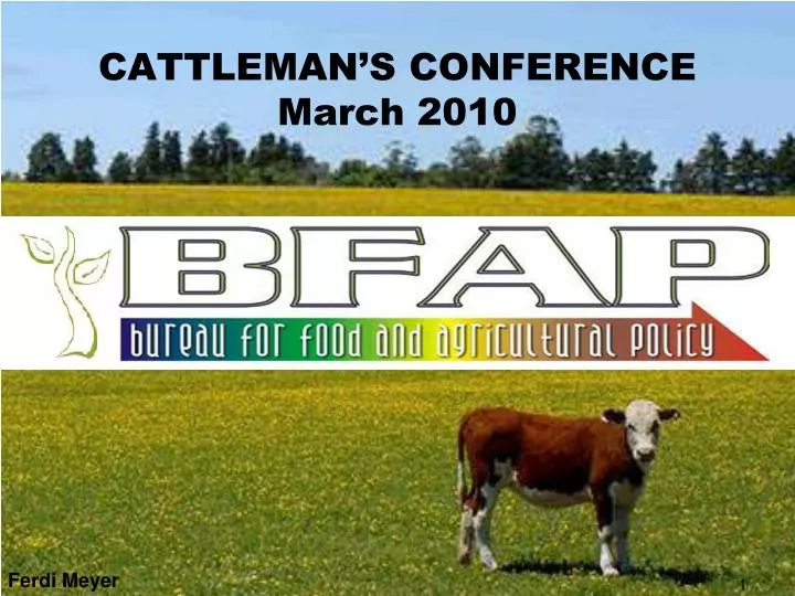 cattleman s conference march 2010