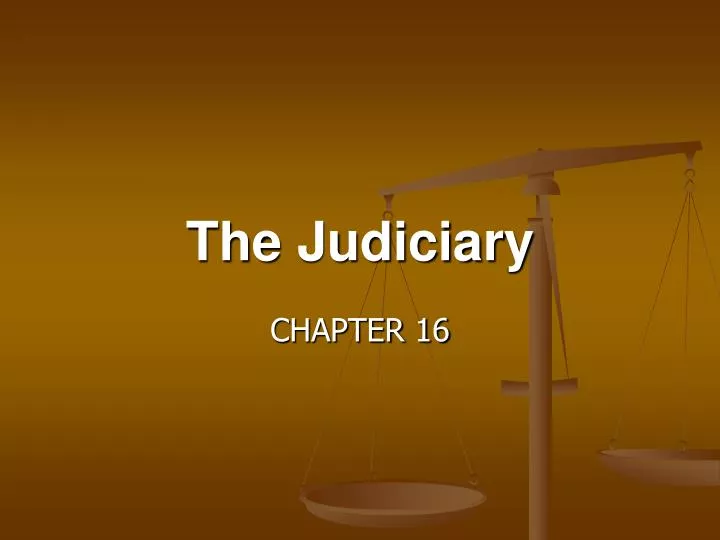 the judiciary