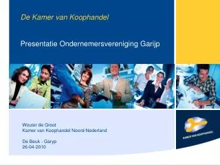 de kamer van koophandel
