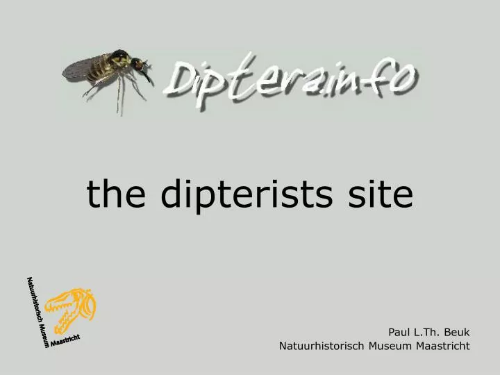 the dipterists site