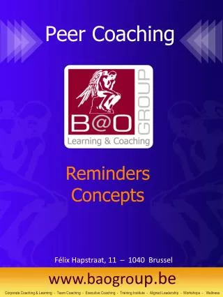 peer coaching