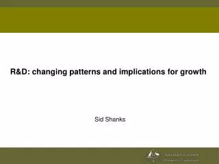 R&amp;D: changing patterns and implications for growth