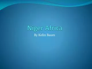 Niger Africa