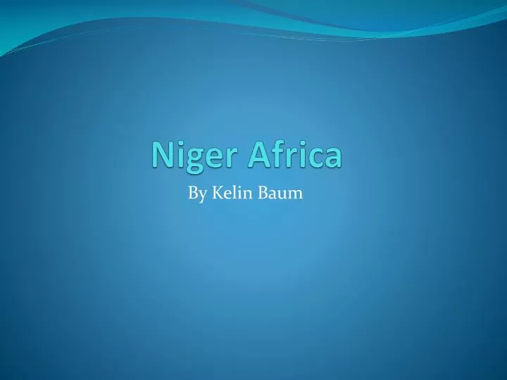 niger africa