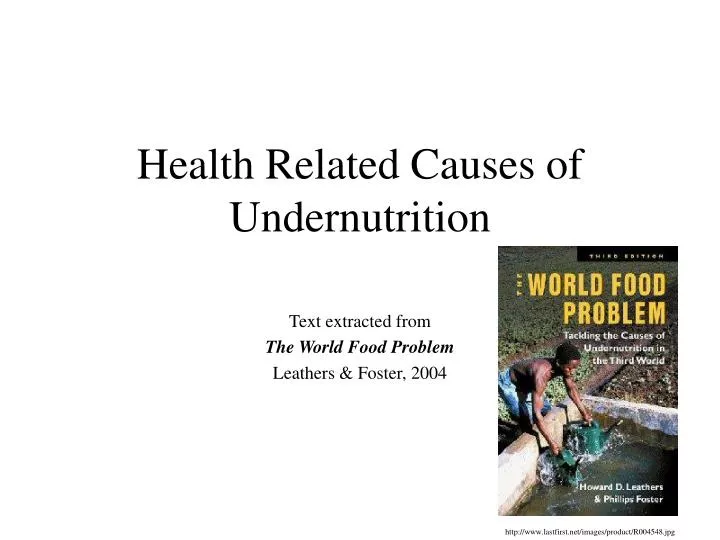 health related causes of undernutrition