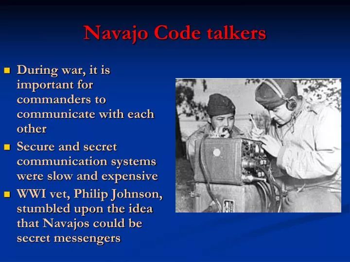 navajo code talkers