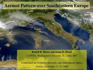 Aerosol Pattern over Southeastern Europe