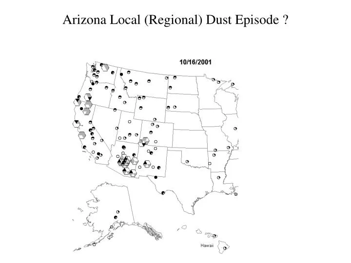 arizona local regional dust episode