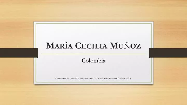 mar a cecilia mu oz