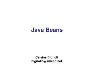 Java Beans