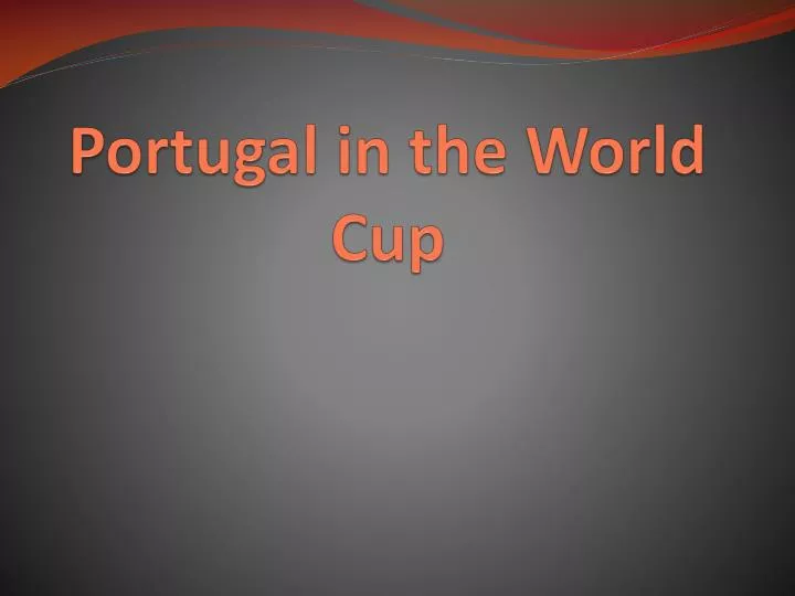 portugal in the world cup