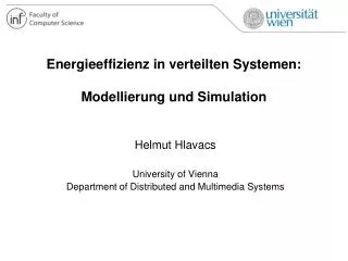 Energieeffizienz in verteilten Systemen: Modellierung und Simulation