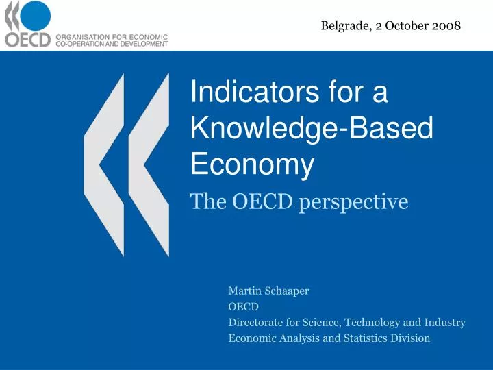 indicators for a knowledge based economy