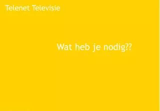 telenet televisie