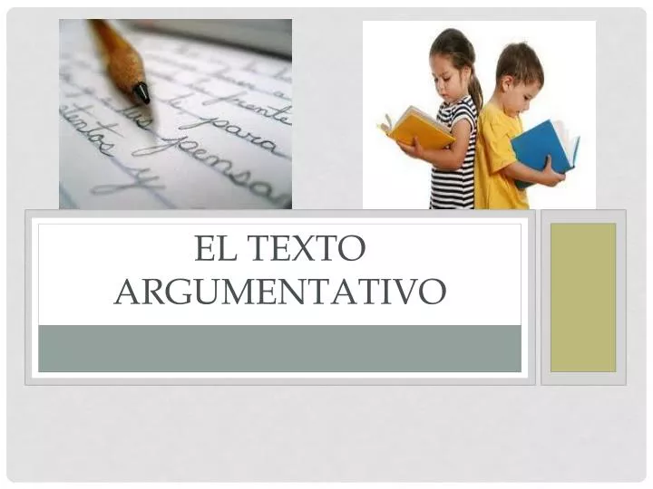 el texto argumentativo