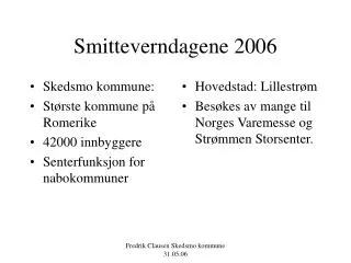 smitteverndagene 2006