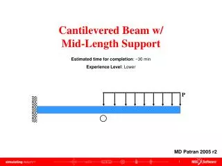 Cantilevered Beam w/ Mid-Length Support
