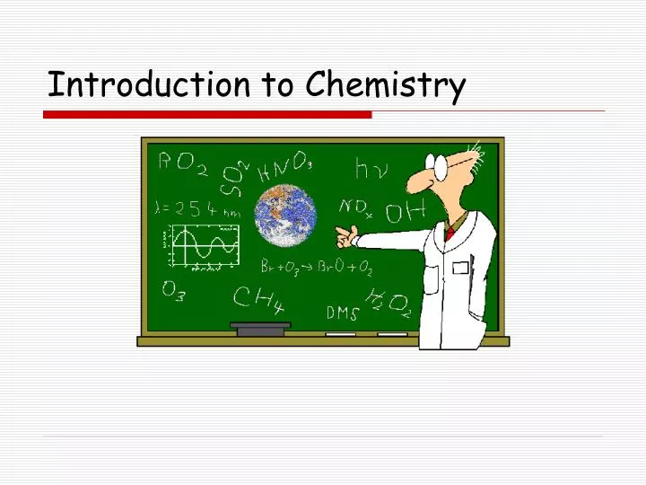 introduction to chemistry