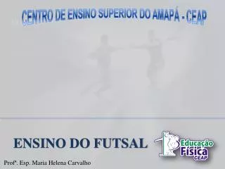 ensino do futsal