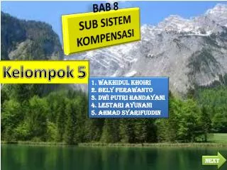 bab 8 sub sistem kompensasi