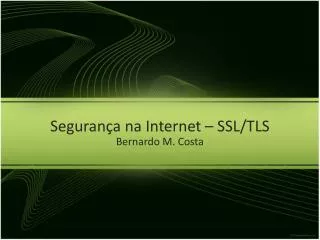 seguran a na internet ssl tls