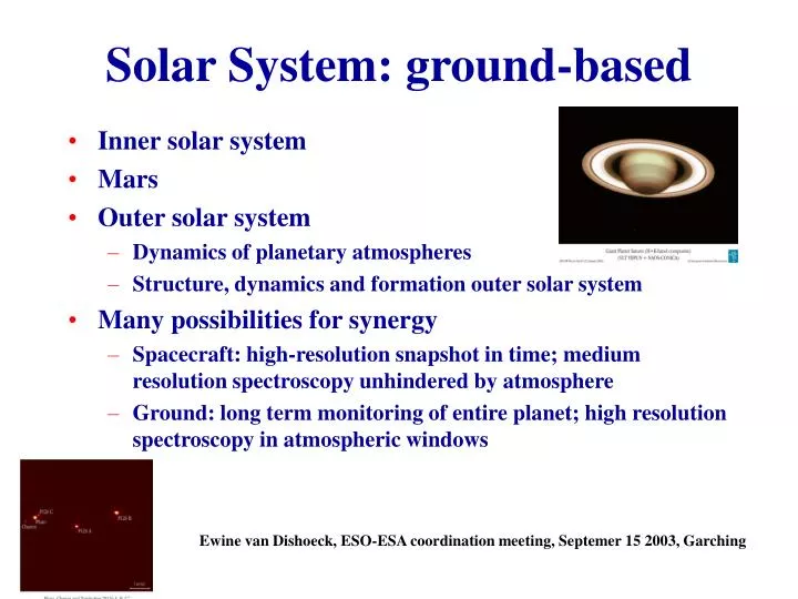 solar system ground based