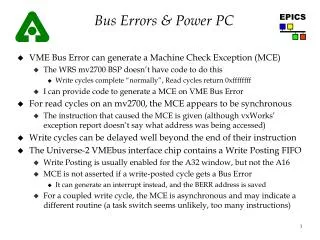 Bus Errors &amp; Power PC