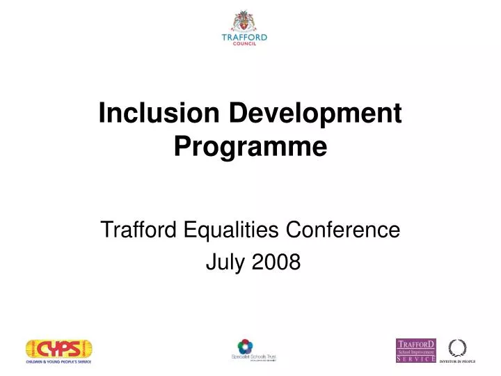 inclusion development programme
