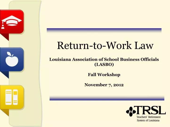 return to work law
