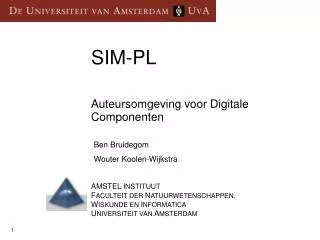 auteursomgeving voor digitale componenten