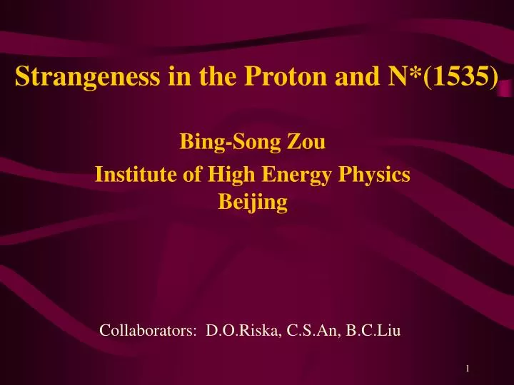 strangeness in the proton and n 1535