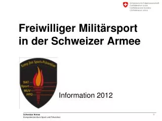 freiwilliger milit rsport in der schweizer armee