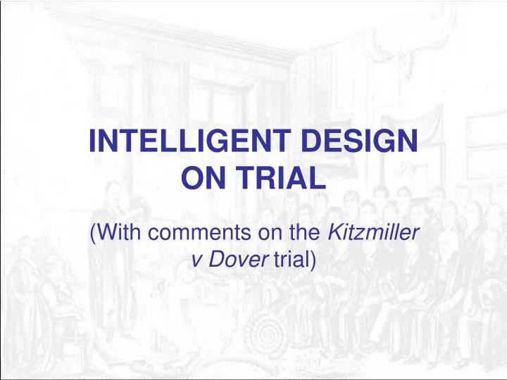 intelligent design on trial
