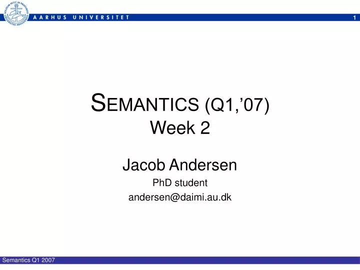 s emantics q1 07 week 2