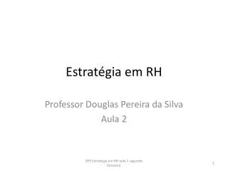 estrat gia em rh