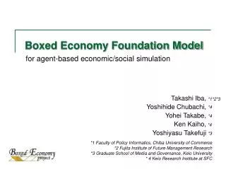 Boxed Economy Foundation Model