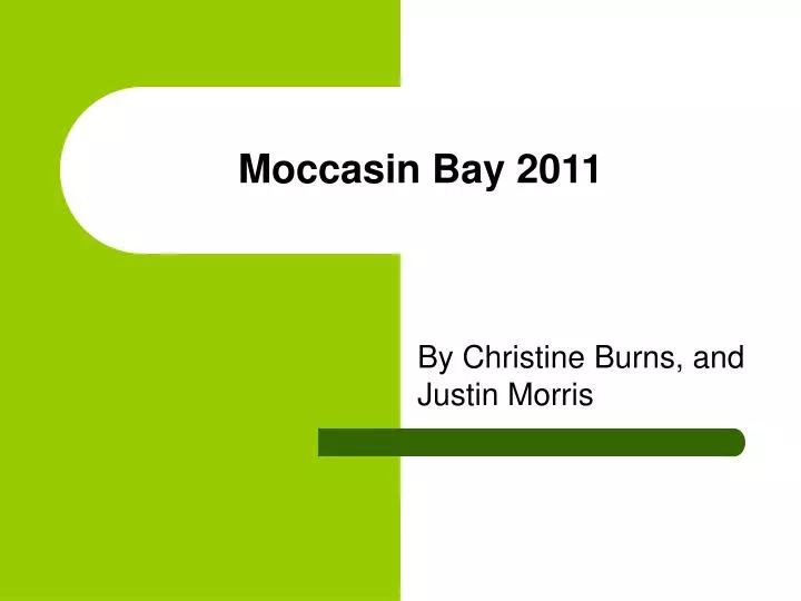 moccasin bay 2011