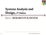 Systems Analysis and Design, 2 nd Edition - slide 1