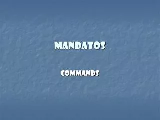 mandatos
