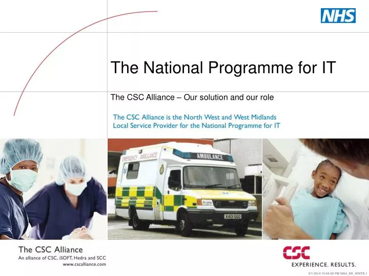 the national programme for it