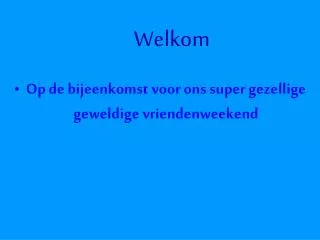 welkom