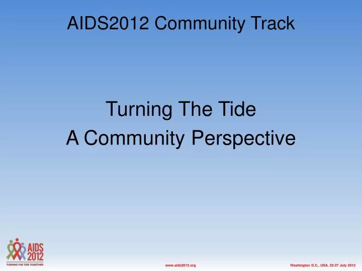 aids2012 community track