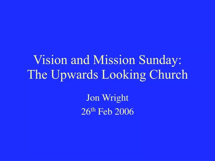 jon wright 26 th feb 2006