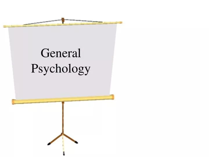 general psychology