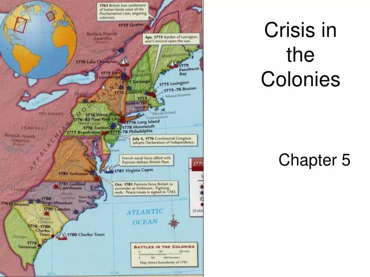 crisis in the colonies