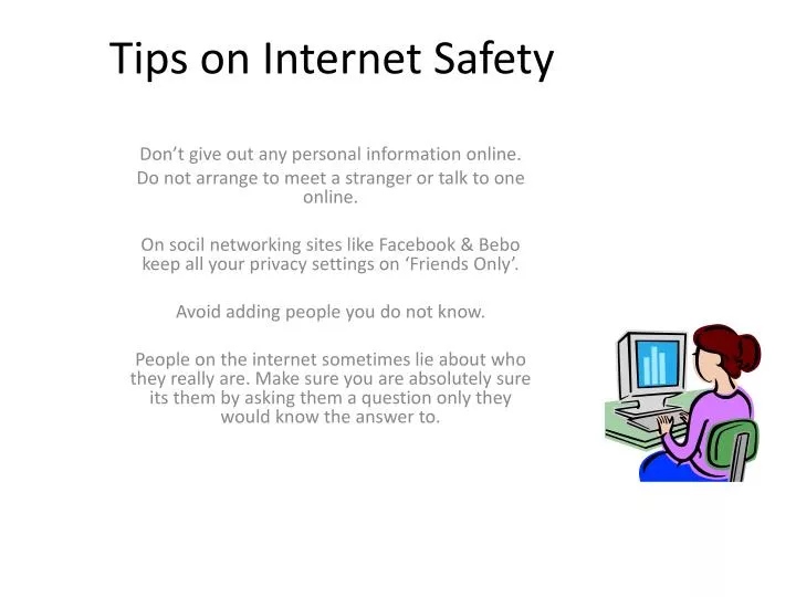 tips on internet safety