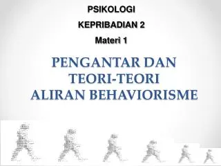 pengantar dan teori teori aliran behaviorisme